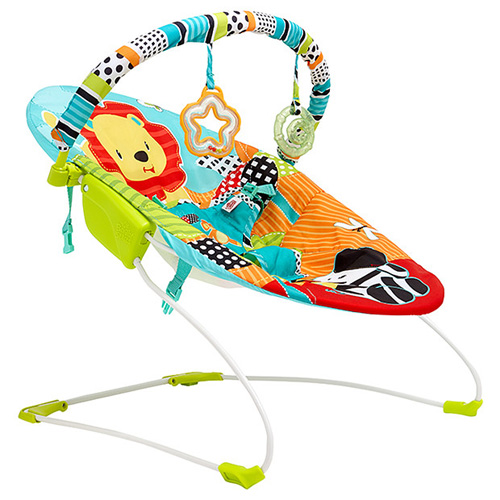 Bright Starts Bebi ležaljka sa vibracijom Roaming Safari - detalj