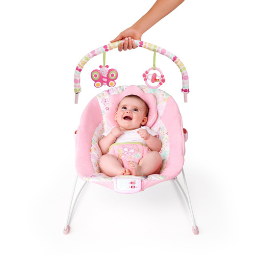 Bright Starts Ležaljka za bebu sa melodijama i vibracijom Lepršave Tufnice - detalj