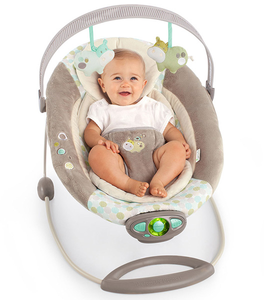 InGenuity by Bright Starts Nežna bebi ležaljka sa vibracijom Emerson - detalj
