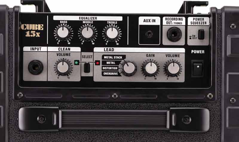 Roland Cube 15X - Gitarsko pojačalo - detalj