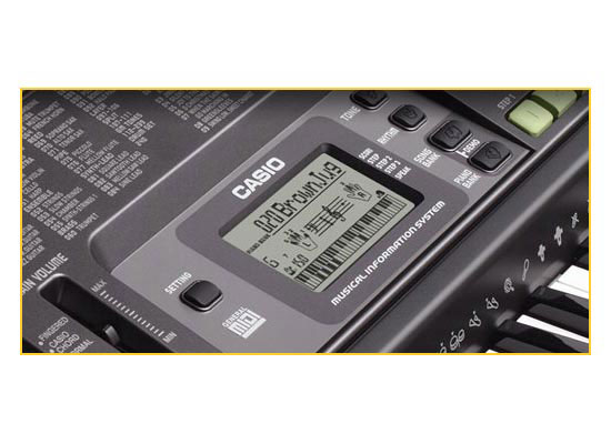 Casio CTK 710 - osnovna klavijatura - detalj