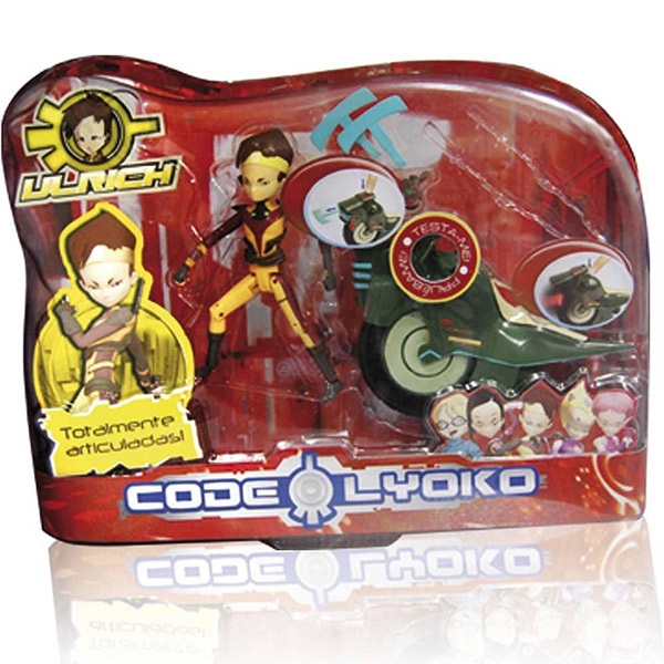 Code Lyoko - Figura Ulrih na motoru SB3089010 - detalj