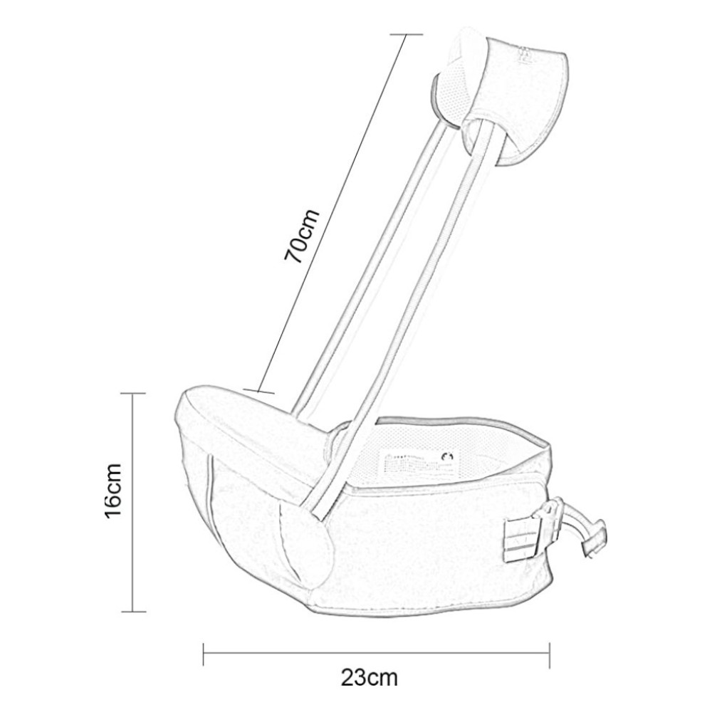 Nosiljka za bebe 805 bež - detalj
