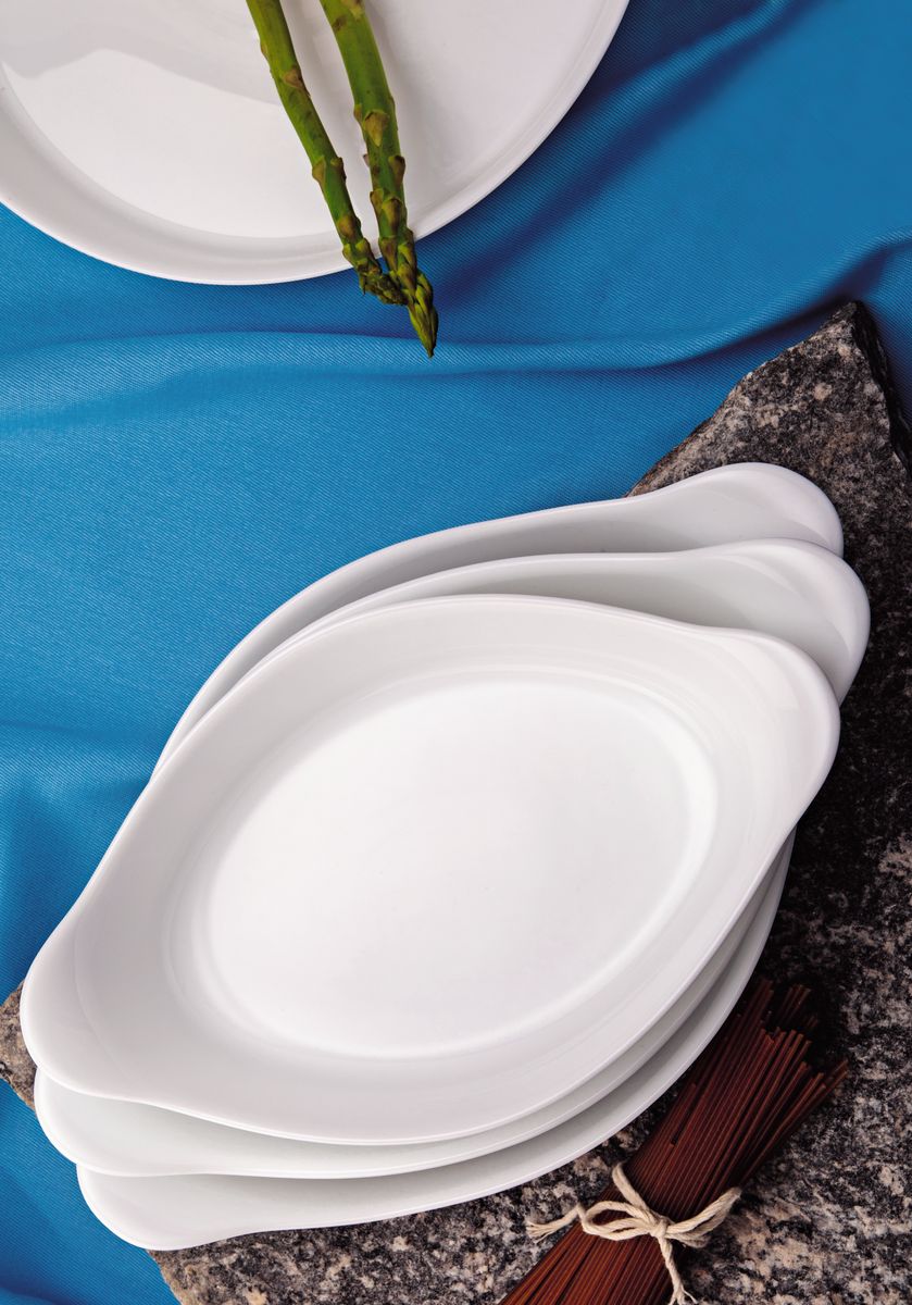 Posuda vatrostalna Marinex 600ml ovalna opal - detalj