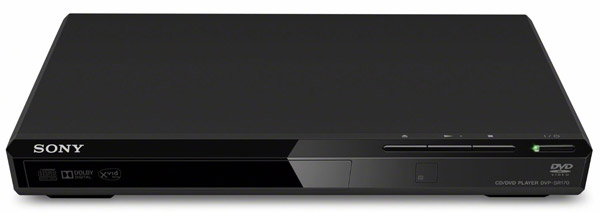 DVD Player Sony DVPSR170B DivX MP3 UltraSlim - detalj