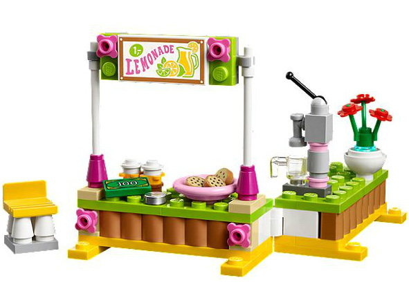 LEGO® FRIENDS kocke Mia - Štand sa limunadom LE41027 - detalj