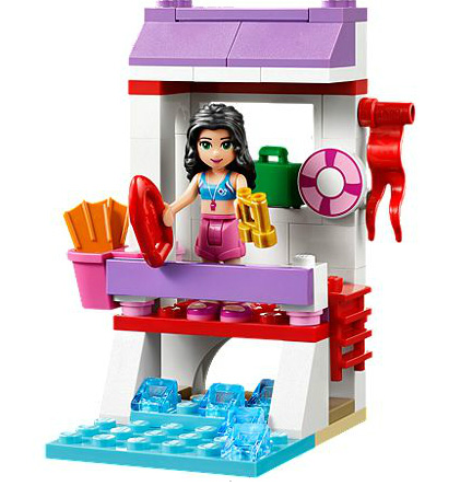LEGO® FRIENDS kocke Ema - Spasilac na plaži LE41028 - detalj