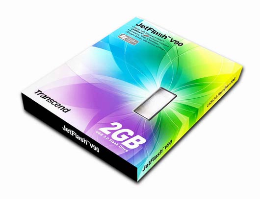 Transcend JetFlash V90 - 2 GB - detalj