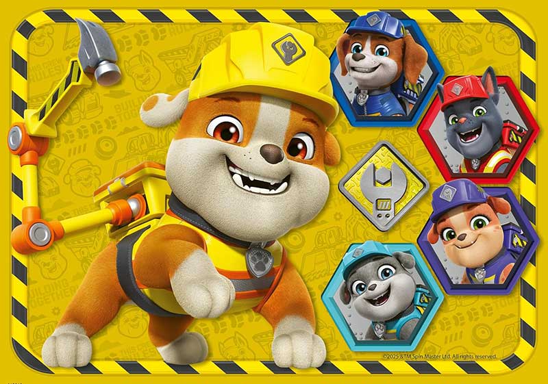 Slagalice puzzle za decu 2x12 delova Patrolne šape - Rabl Ravensburger 12004167 - detalj