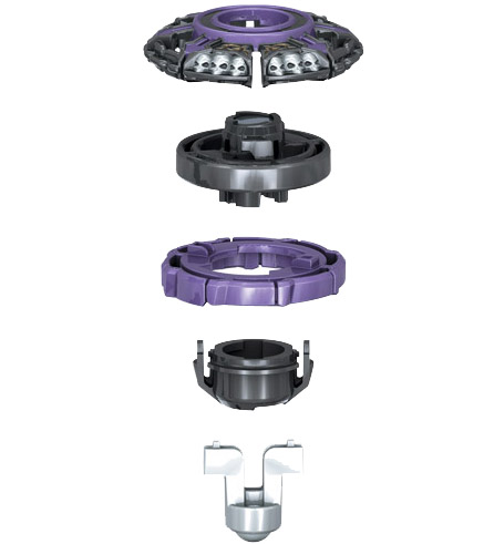 Battle Strikers Figura Predator Mega Bloks MB29890 - detalj