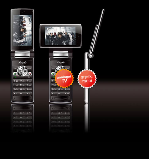 Mobilni telefon DualSIM AnyCool V868 + Evere BT slušalice - detalj