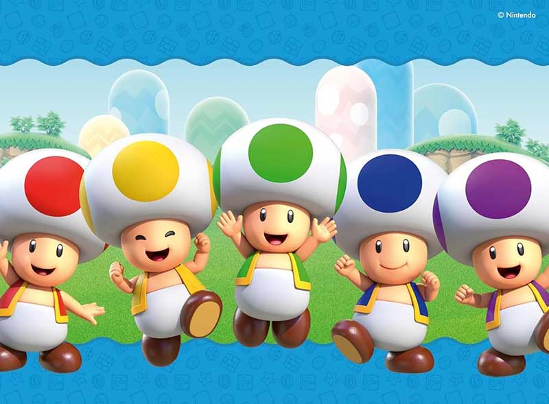 Puzzle slagalica za decu 4u1 Super Mario Ravensburger 12004107 - detalj