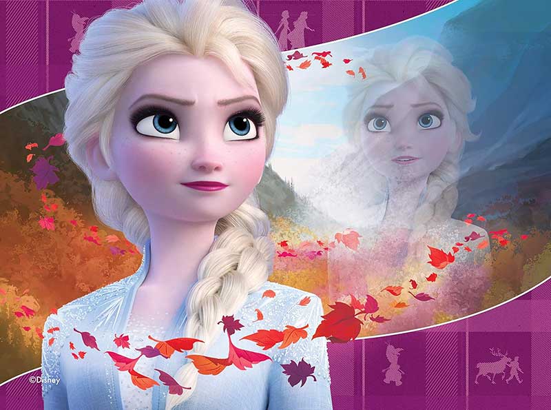 Puzzle slagalica za decu 4u1 Frozen 2 Ravensburger 03019 - detalj