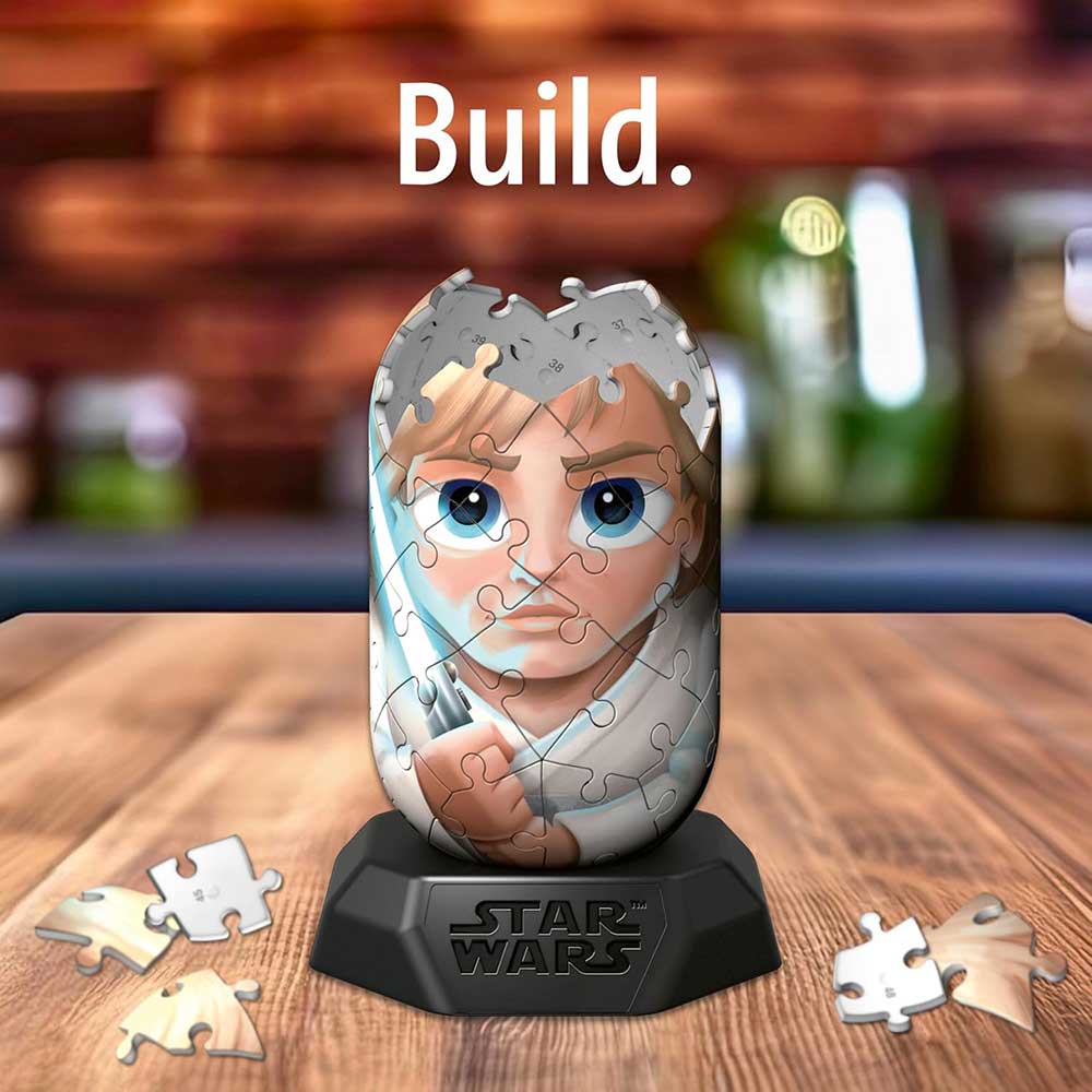 Hylkies Star Wars Luke Skywalker 3D puzzle Ravensburger 12001013 - detalj