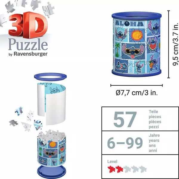 Kutija za olovke Disney Stitch 3D puzzle 54 dela Ravensburger 11642 - detalj