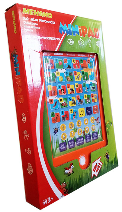 Tablet Minipad za decu Mehano E285 - detalj