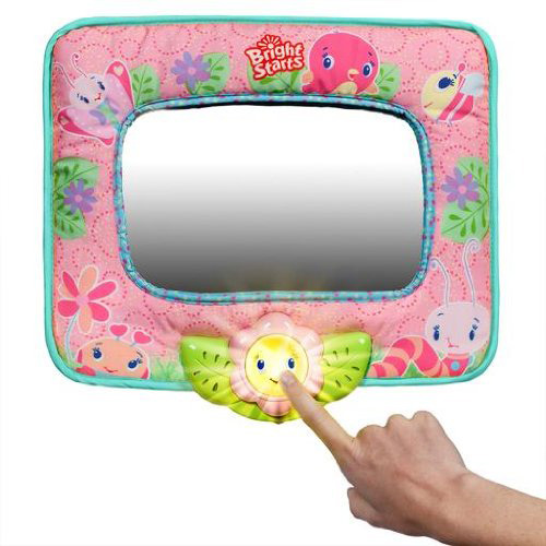 Bright Starts Bebi igračka Muzičko ogledalo za auto Ružičasta simfonija - detalj