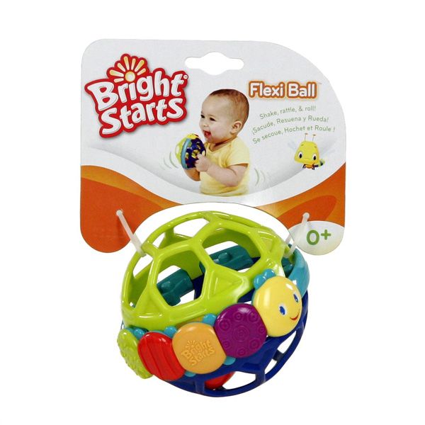 Bright Starts Zvečka - lopta Flexi - detalj