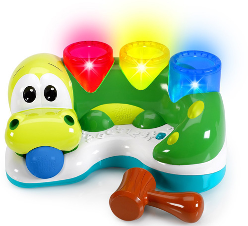 Bright Starts Edukativna igračka Muzički aligator sa lopticama - detalj