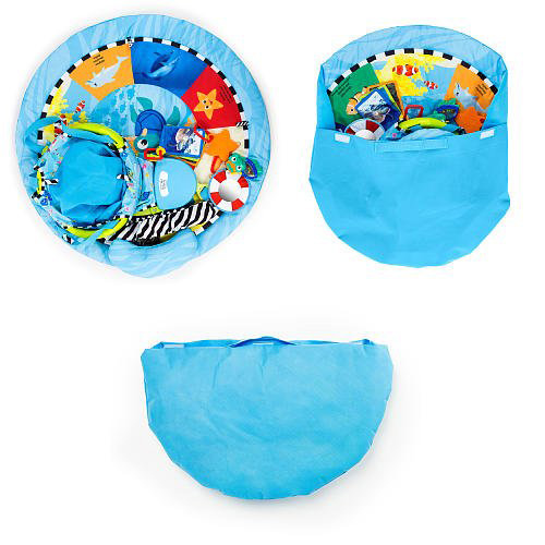 Baby Einstein by Bright Starts 3u1 Bebi ljuljaška - džamper i prostirka za igru Boje okeana - detalj