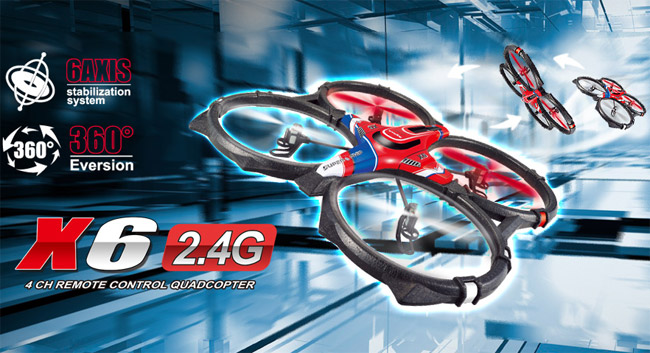 Letelica na daljinsko upravljanje Quadcopter Syma S6 - detalj