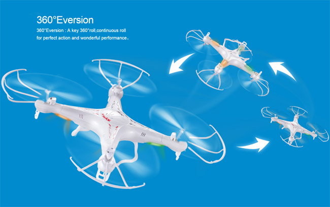 Letelica na daljinsko upravljanje Quadcopter sa kamerom Syma X5C Explorers - detalj