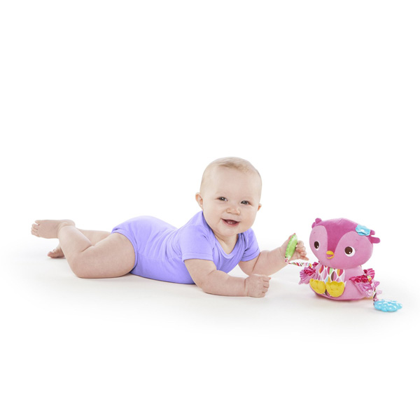 Bright Starts Bebina prva igračka Gospođica Sova - detalj