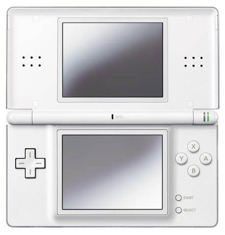 Nintendo DS Lite White - detalj