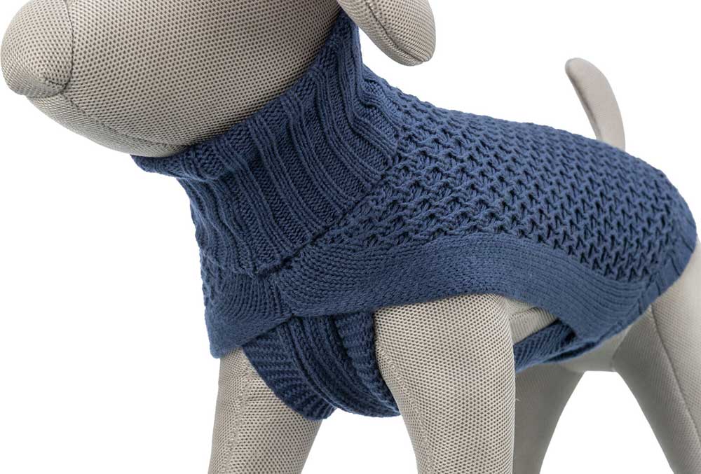 Džemper za psa Norwood blue vel M leđa 45cm Trixie 680088 - detalj