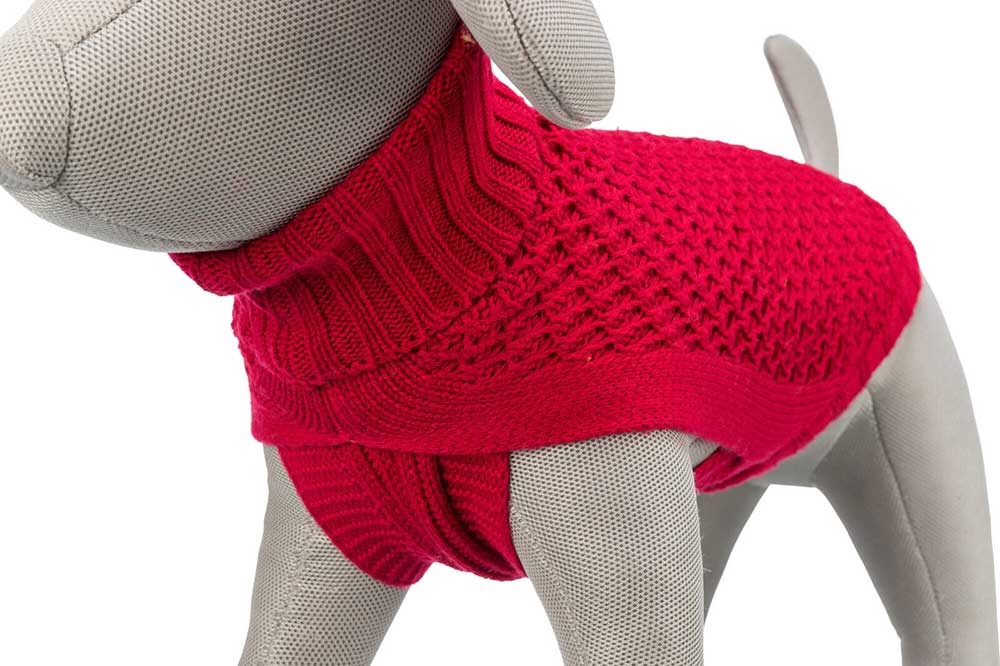 Džemper za psa Norwood red vel S leđa 40cm Trixie 680077 - detalj