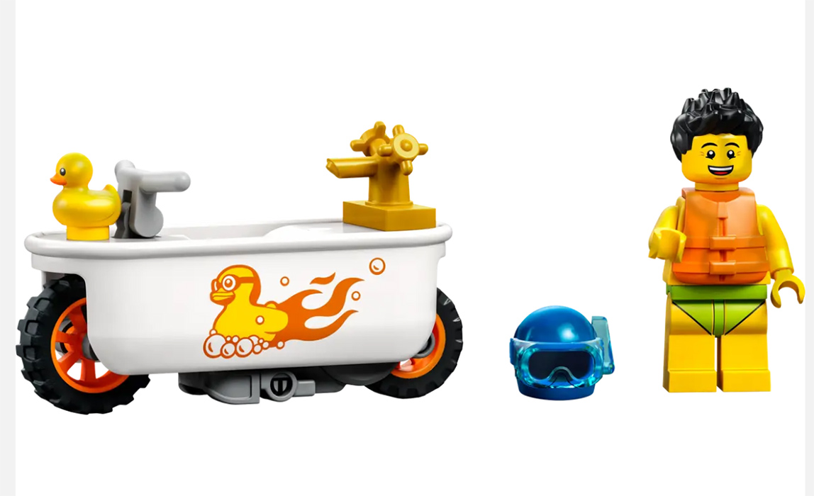 LEGO® City Kocke Stuntz Akrobatski motor kada 60333 - detalj