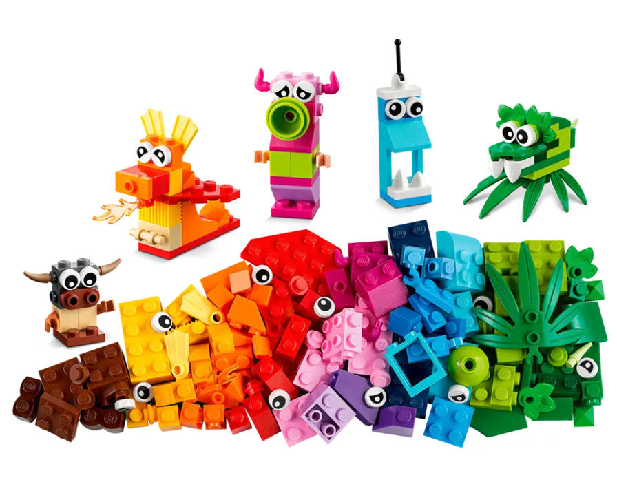 LEGO® Classic Kocke Kreativna čudovišta 11017 - detalj