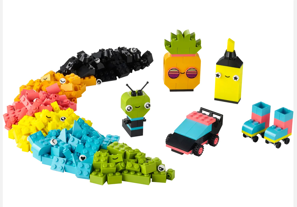 LEGO® Classic Kocke Kreativna neonska zabava 11027 - detalj