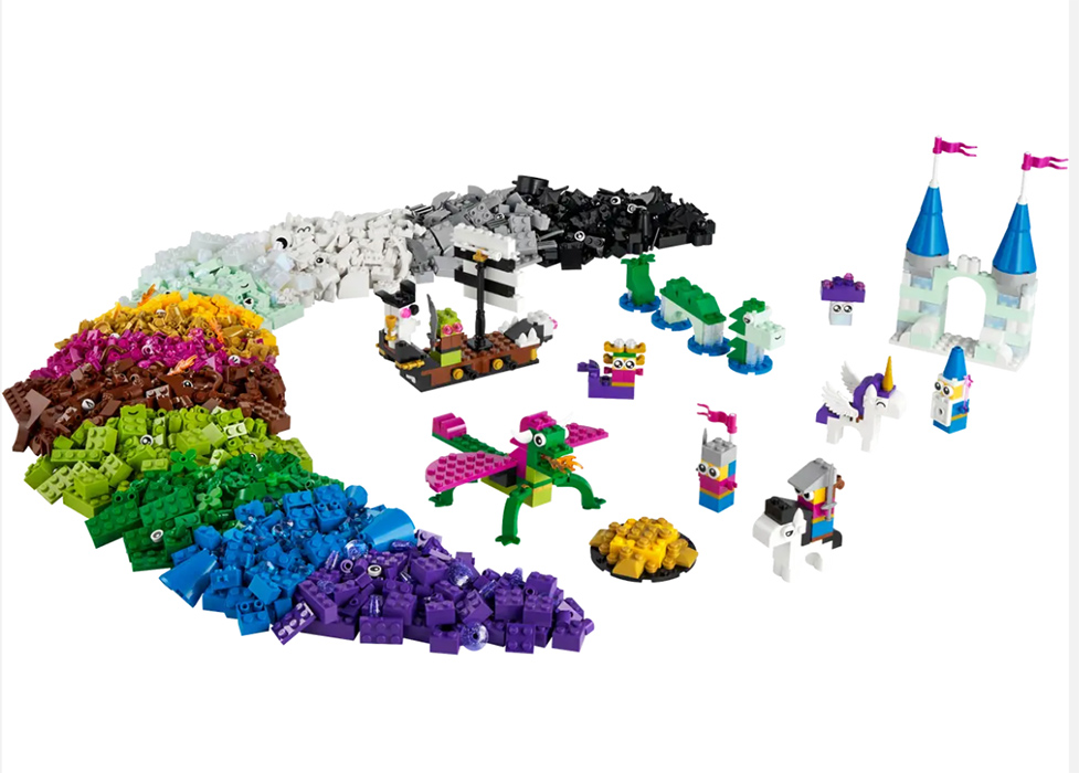 LEGO® Classic Kocke Kreativni čarobni svet 11033 - detalj