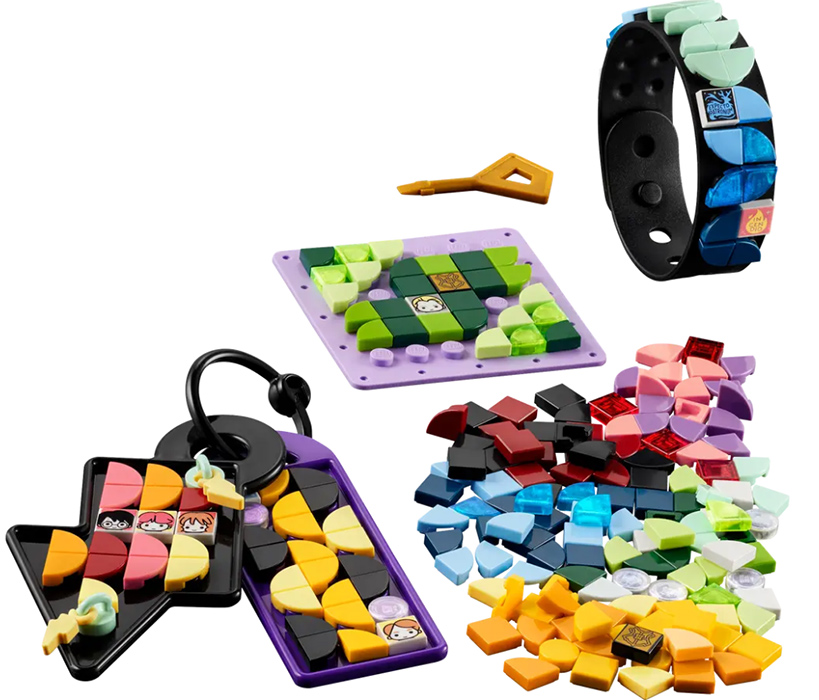 LEGO® Dots Harry Potter™ Kocke Ukrasi za odeću i narukvica 41808 - detalj