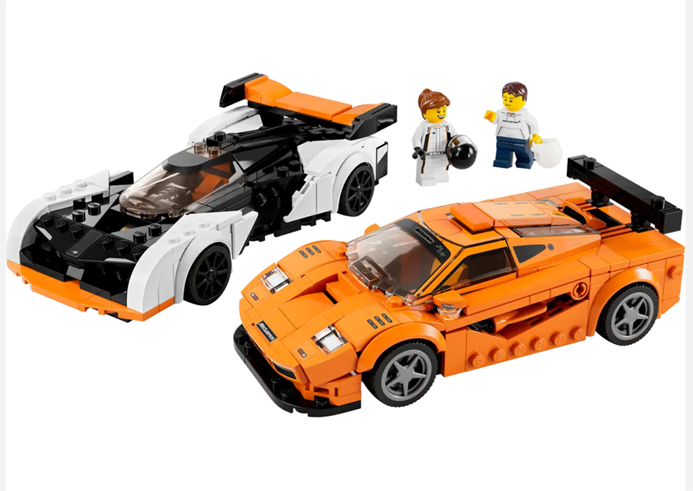LEGO® Speed Champions Kocke Automobili McLaren Solus GT i McLaren F1 LM 76918 - detalj