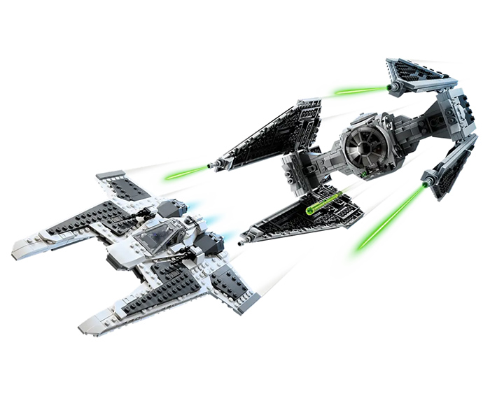 LEGO® Star Wars™ Kocke Mandalorijanov borac protiv TIE presretača 75348 - detalj