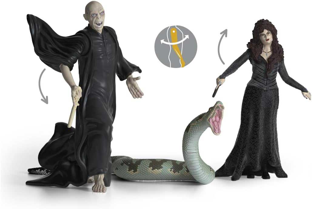 Schleich® Harry Potter™ figure Lord Voldemor Nagini i Belatriks Lestrejndž 42684 - detalj