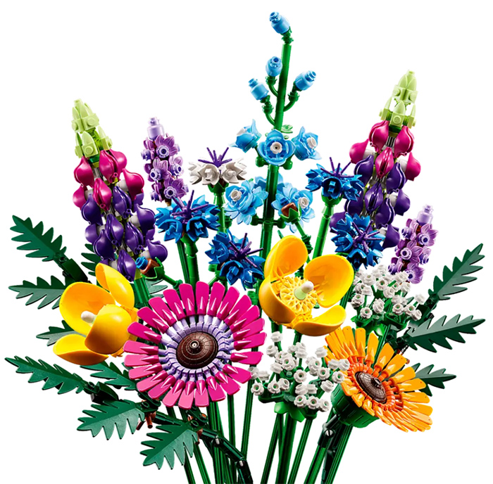 LEGO® Icons Kocke Buket divljeg cveća 10313 - detalj