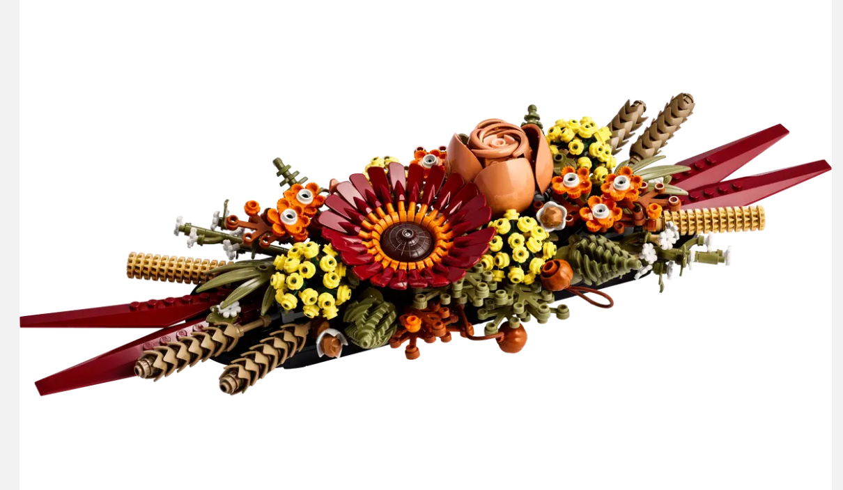 LEGO® Icons Kocke Ukras od suvog cveća 10314 - detalj