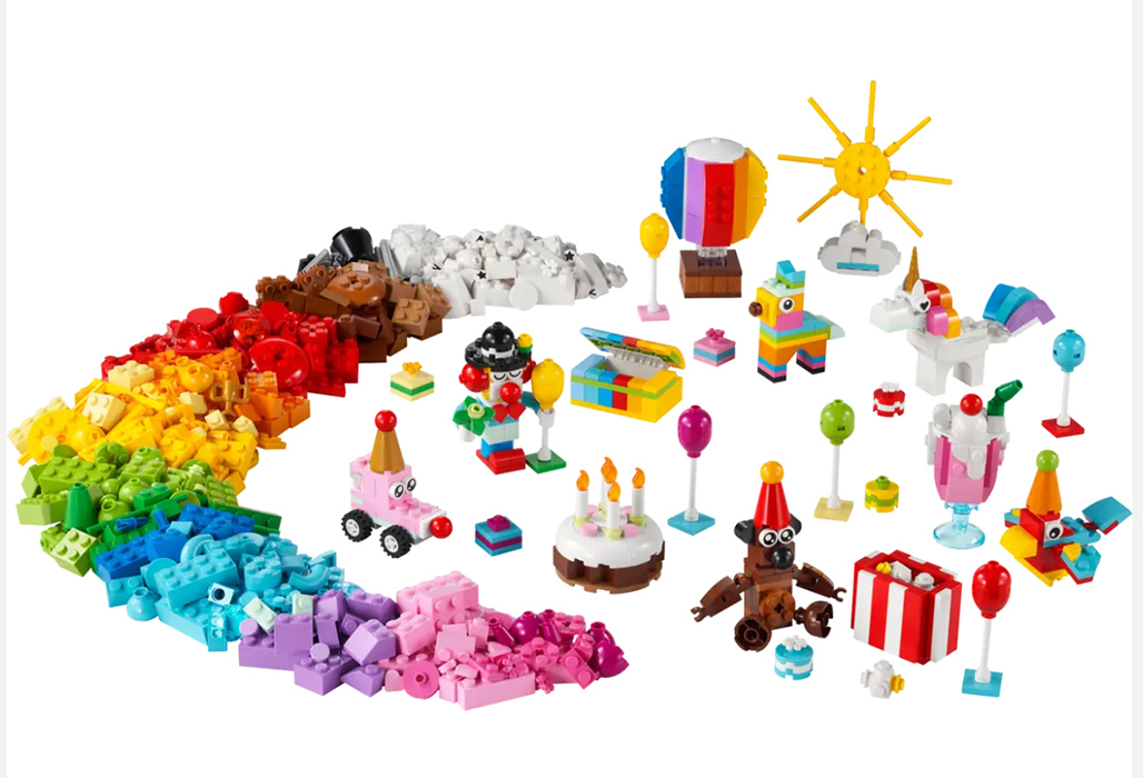 LEGO® Classic Kreativne kocke za žurku 11029 - detalj