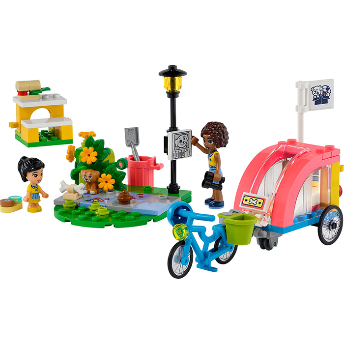 LEGO® Friends Kocke Ekipa na biciklu za spasavanje pasa 41738 - detalj