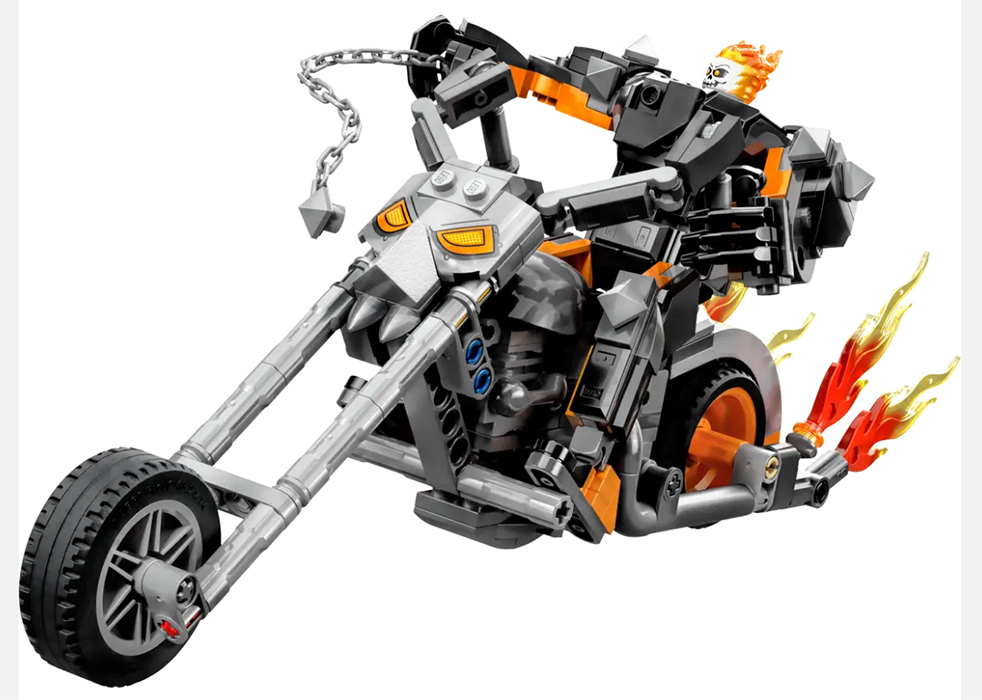 LEGO® Kocke Marvel Goust Rajderov mek i motor 76245 - detalj