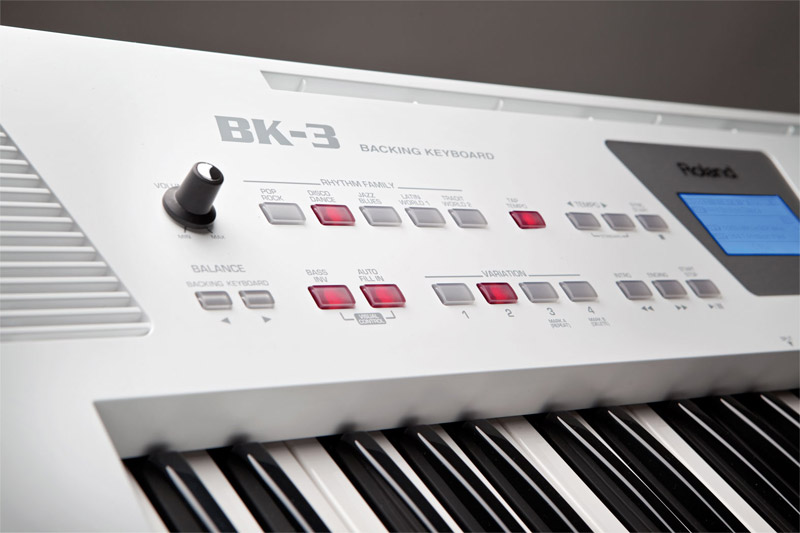 Roland BK-3 WH Aranžerska klavijatura bele boje 706792 - detalj