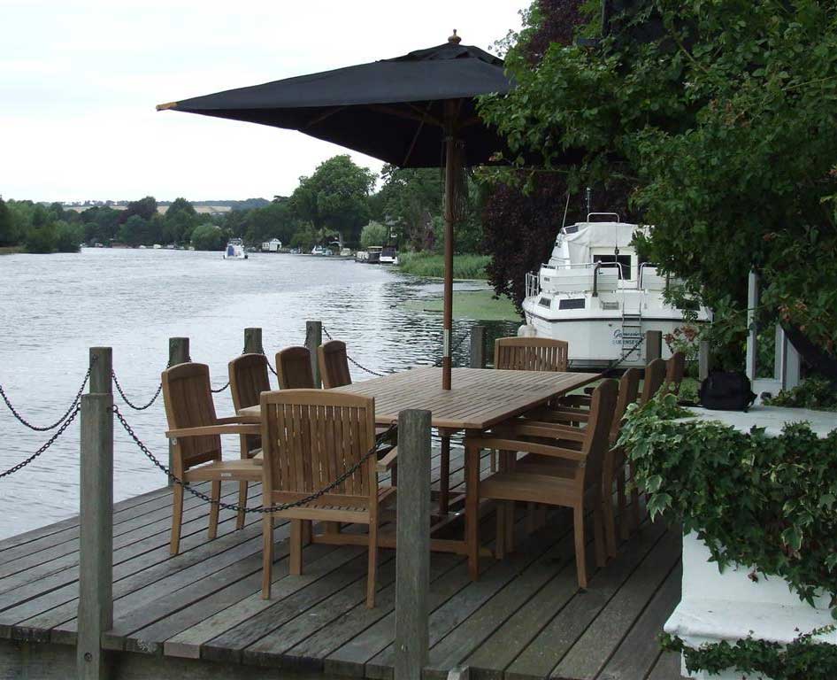 Suncobran - Parasol 3m Sa Drvenim Nosačima od Eukaliptusa 15-171000 - detalj