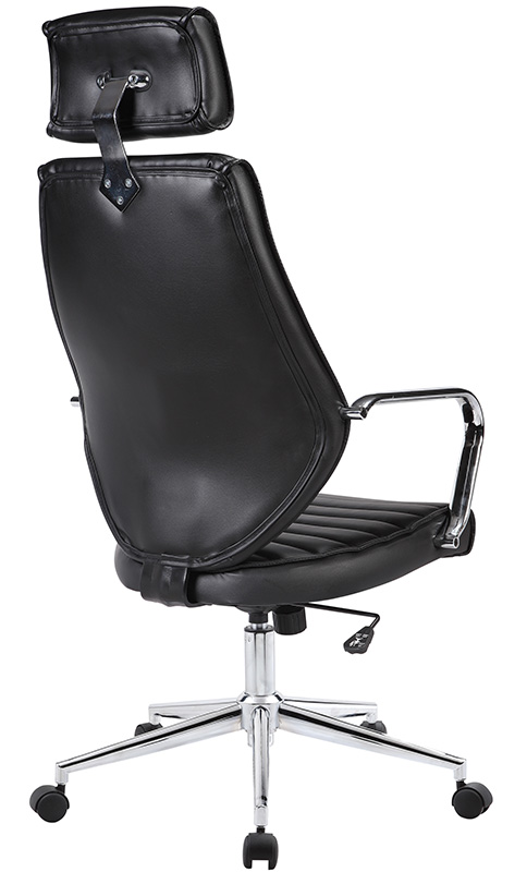 Radna Kancelarijska Fotelja Cambridge ECO Crna - detalj