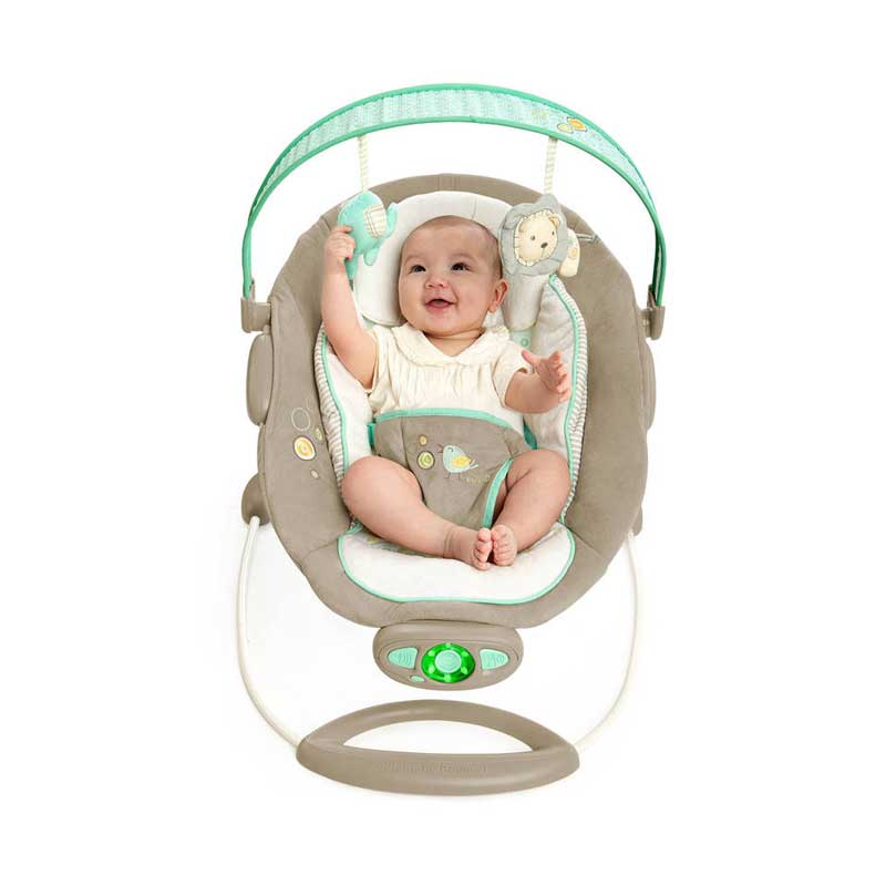 InGenuity by Bright Starts Nežna automatska bebi ležaljka Whimsical Wonders - detalj