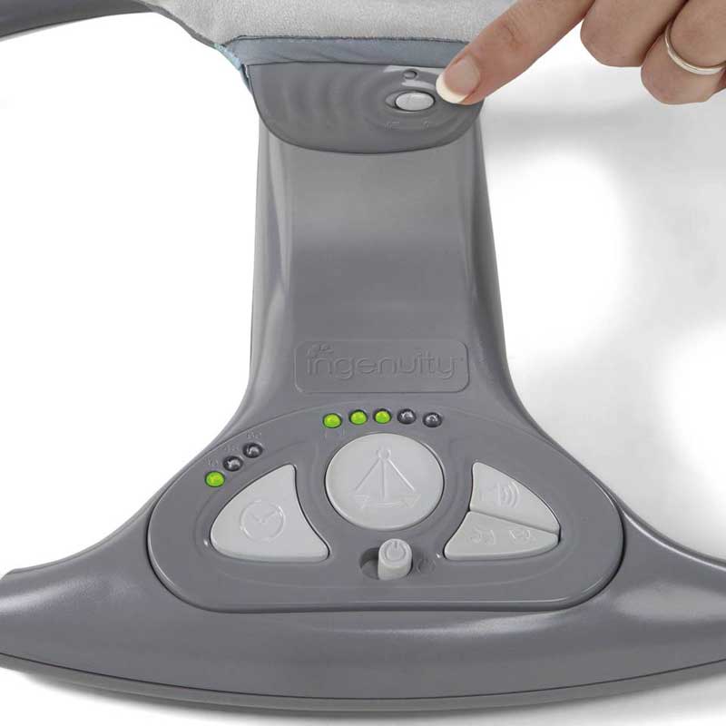 Ingenuity by Bright Starts Ljuljaška i ležaljka za bebe Avondale - detalj