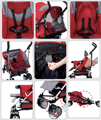 Zooper dečija kolica Hula Zop BU828 - detalj