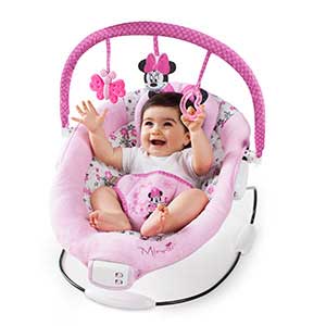 Disney Baby Automatska bebi ležaljka sa melodijama i vibracijom Minnie Mouse - detalj